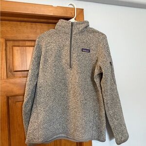 Patagonia Heathered Gray Fleece Pullover